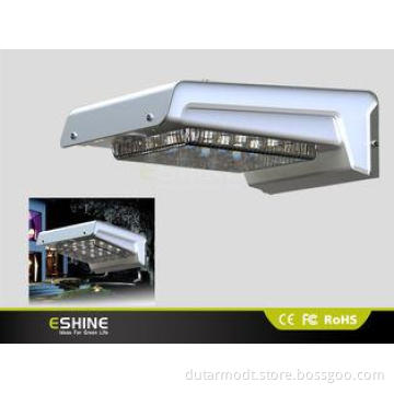 Fence 0.66W Outdoor Solar Motion Lights 120lm 16 Led Dimmab